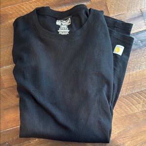 Men’s Carhartt Black Waffle Knit Under Shirt XL-Tall